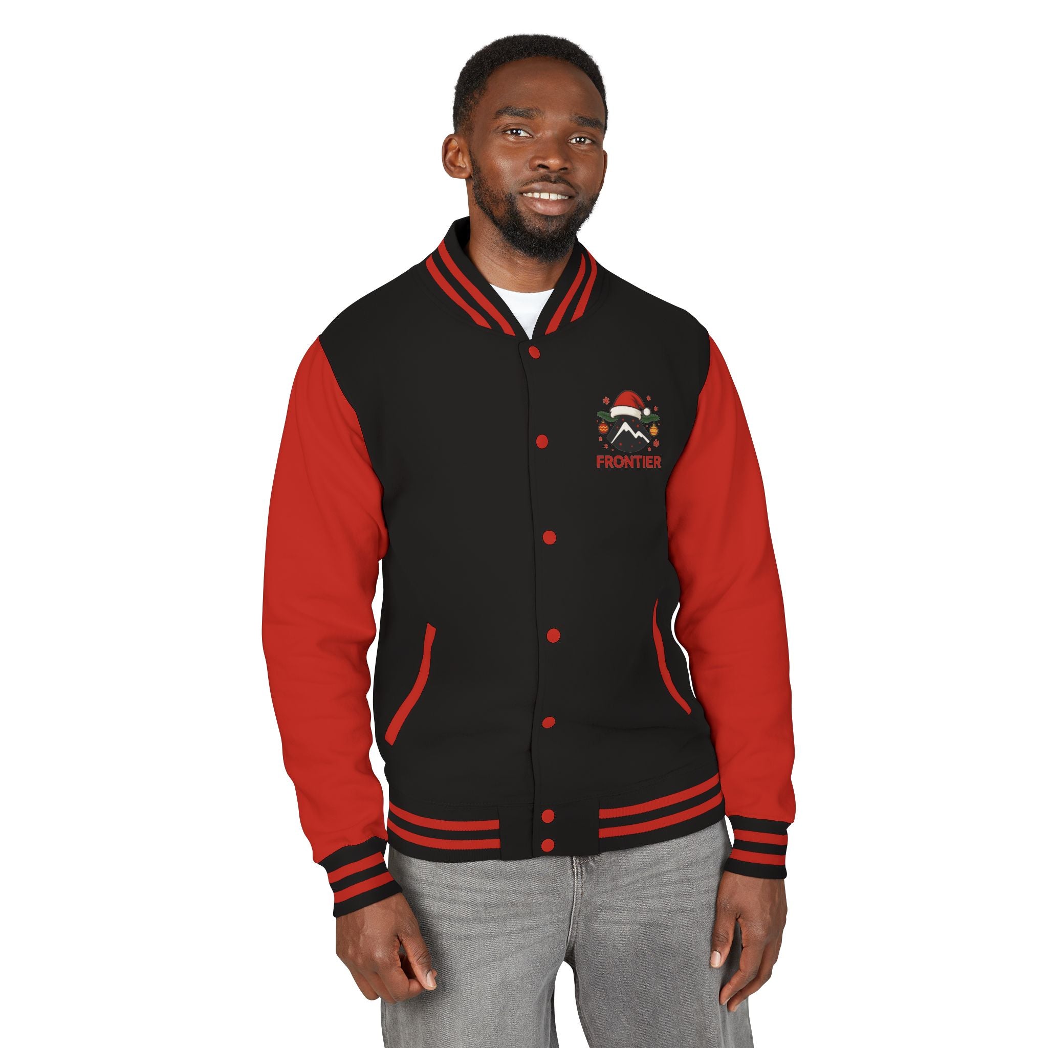 Letterman Jacket — "Ho Ho Holy Sh!t" Funny Christmas Varsity Jacket