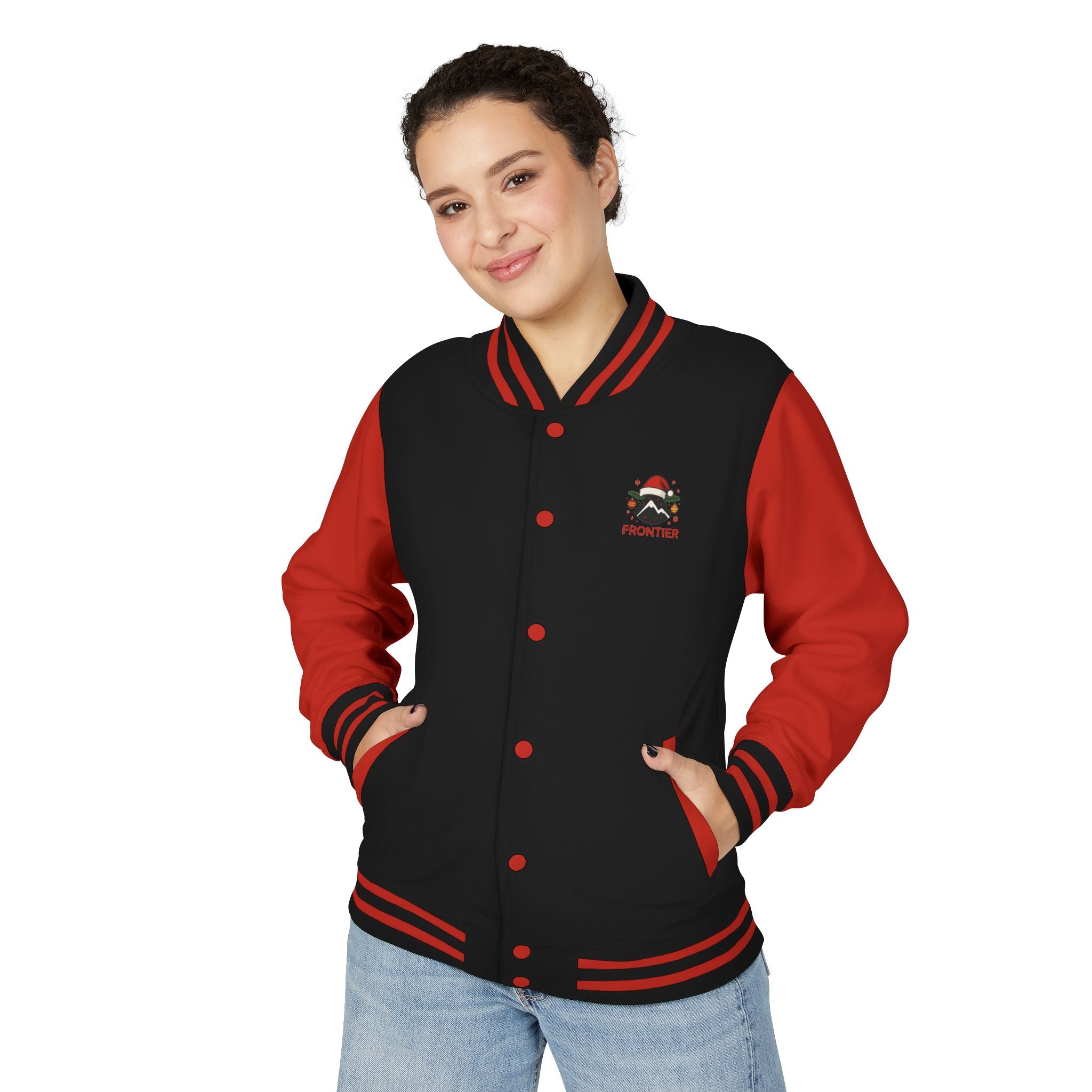 Letterman Jacket — 'Merry Christmas Motherf***er' Holiday Varsity Jacket