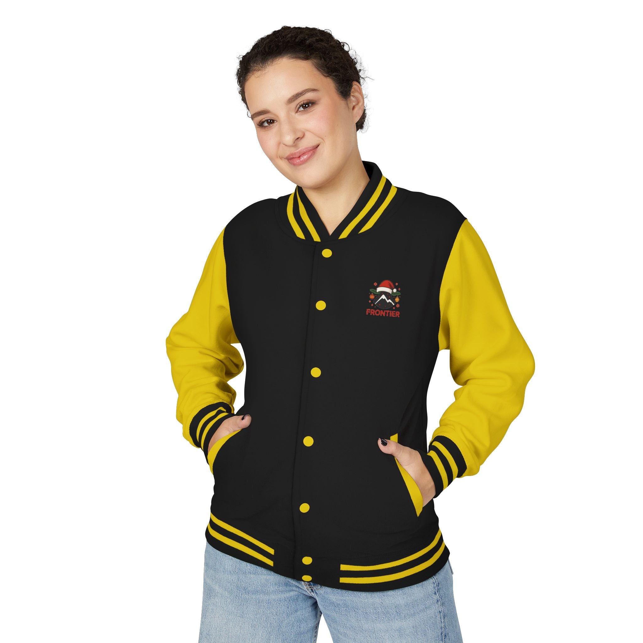 Letterman Jacket — 'Merry Christmas Motherf***er' Holiday Varsity Jacket
