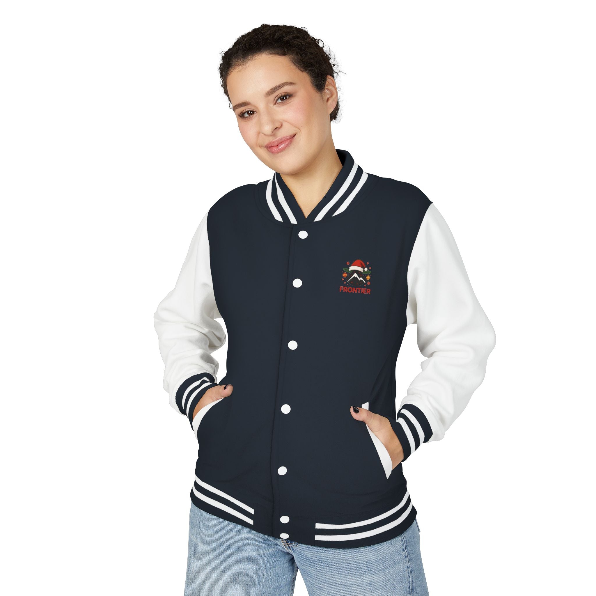 Letterman Jacket — 'Merry Christmas Motherf***er' Holiday Varsity Jacket