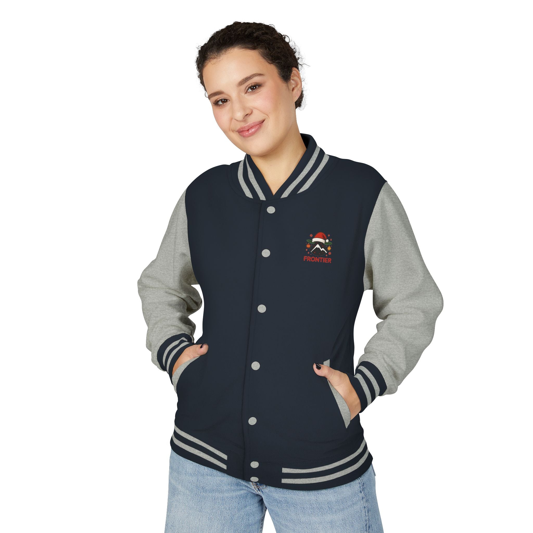 Letterman Jacket — 'Merry Christmas Motherf***er' Holiday Varsity Jacket